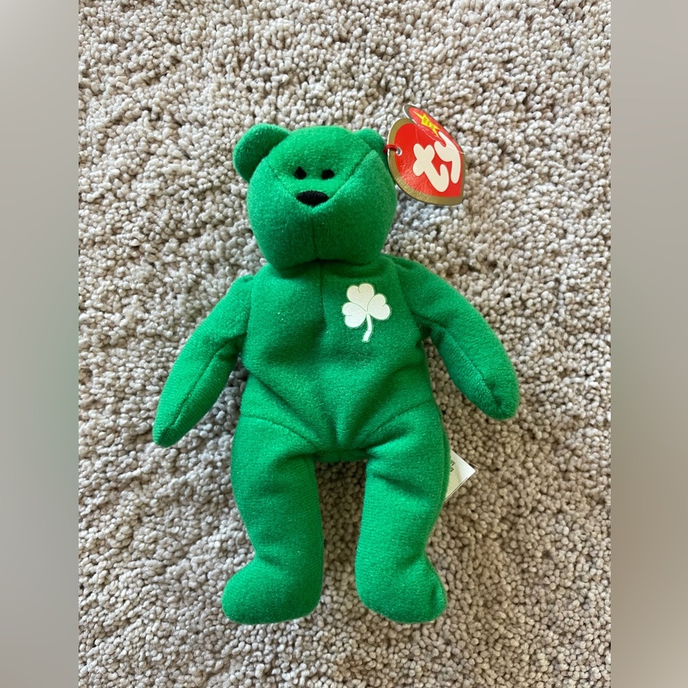 TY Beanie Baby - ERIN the Irish Bear 1993